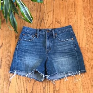MADEWELL High-rise Denim Shorts